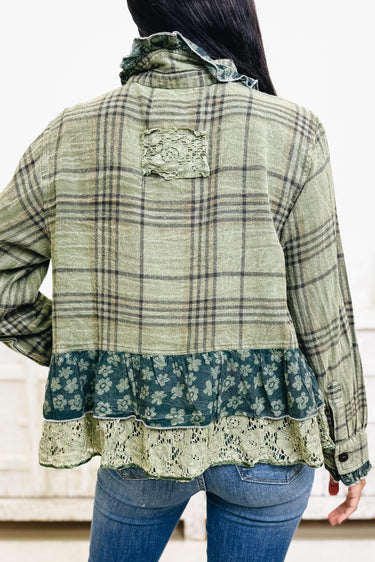 One Of A Kind Plaid Top - 2 Colors!