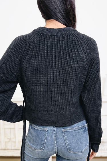 Drive Me Crazy Braided Sweater