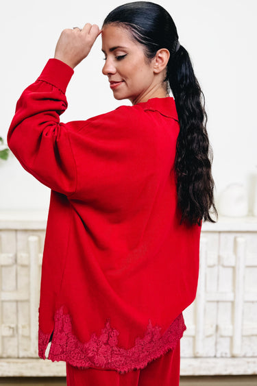 Sienna Lace Sweatshirt