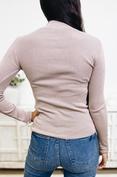 The Needed Ribbed Mock Neck Top - 7 Colors!