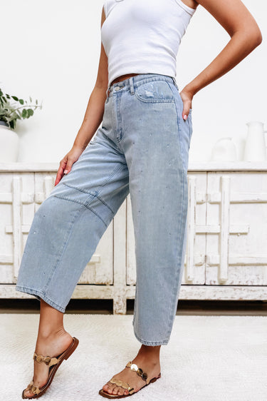 One & Only By Peach Love - Barrel Jeans