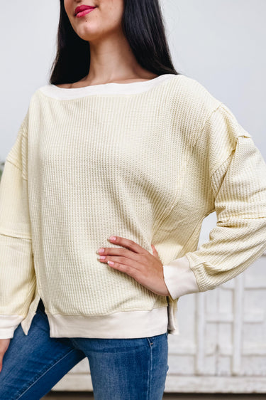 Leggo My Eggo Waffle Knit Top - 4 Colors!