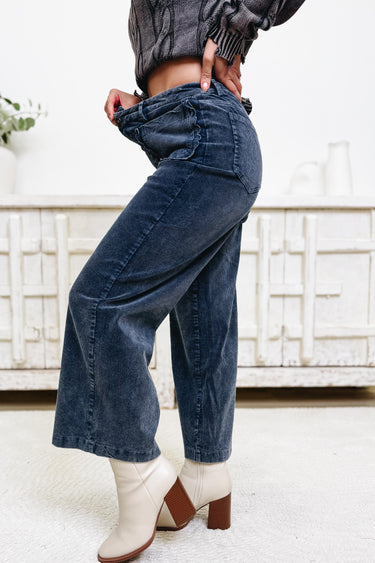 Sweet Around the Edges Corduroy Pants - Classic Blue