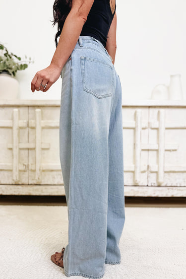 Must Be Heaven Sent Pants - Light Denim