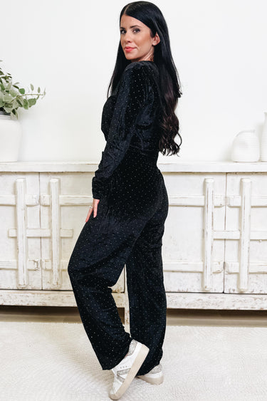Bling Bling Velvet Pants Set - 2 Colors!