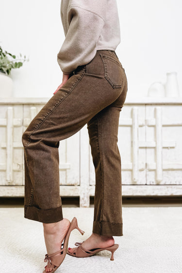 Love Ya Latte By Saige Denim - Straight Jeans