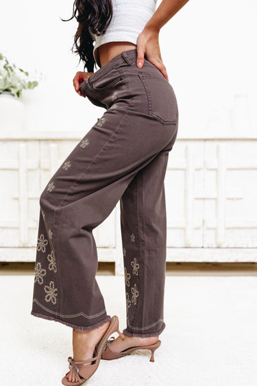 Chic On Repeat Pants - Brown