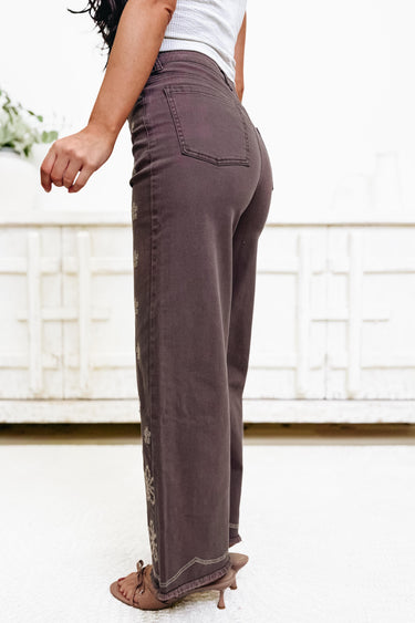 Chic On Repeat Pants - Brown