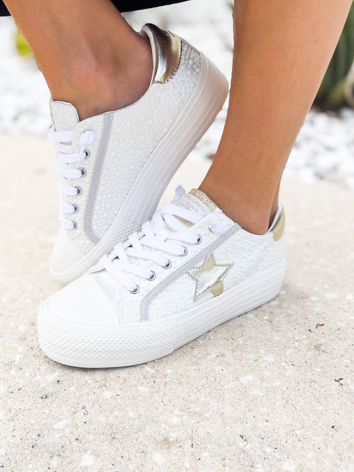 Vintage Havana Amaze Platform Sneakers - Pearl Multi