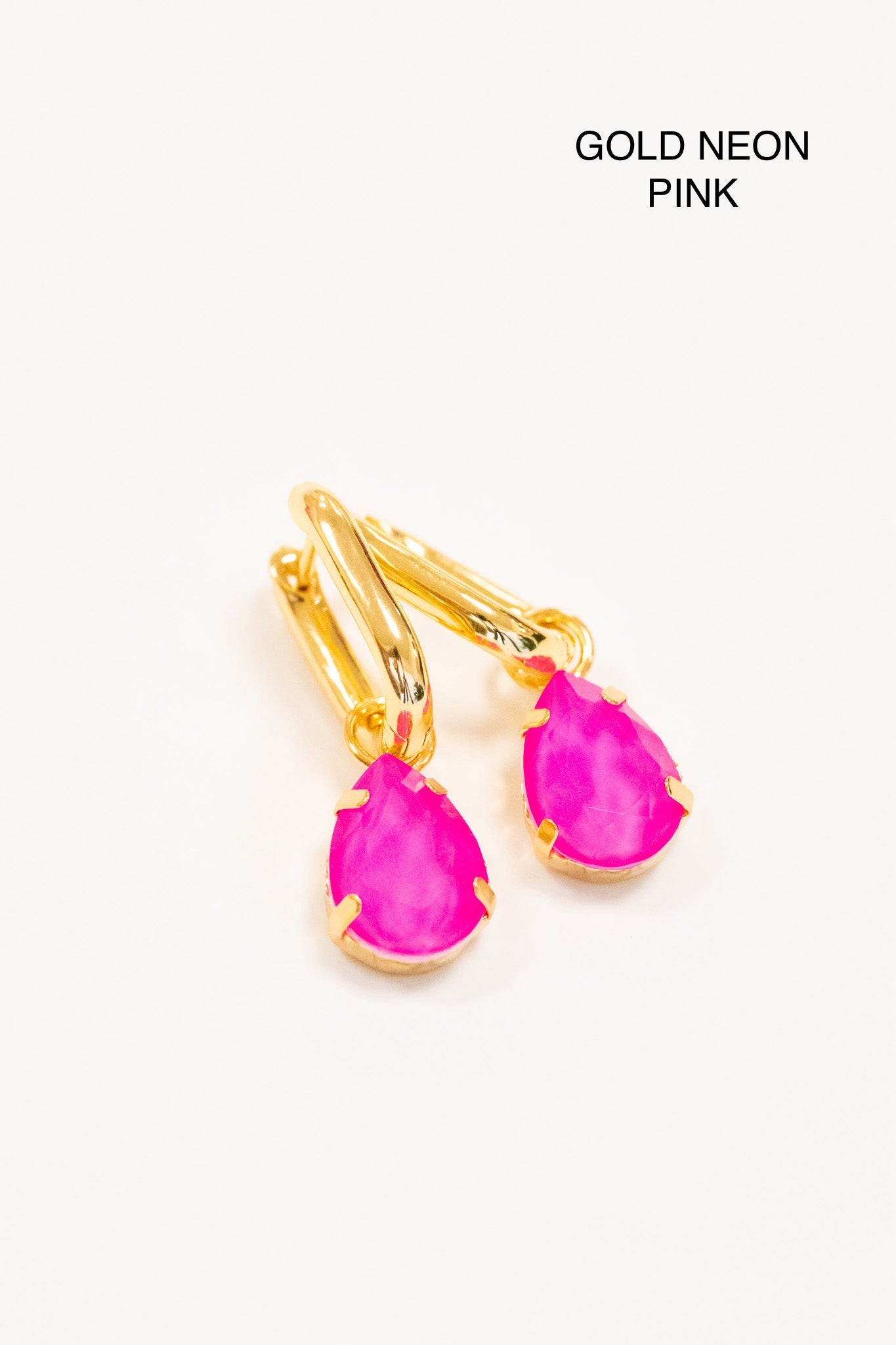 "BABE" Neon Crystal Earrings - Multiple Colors!