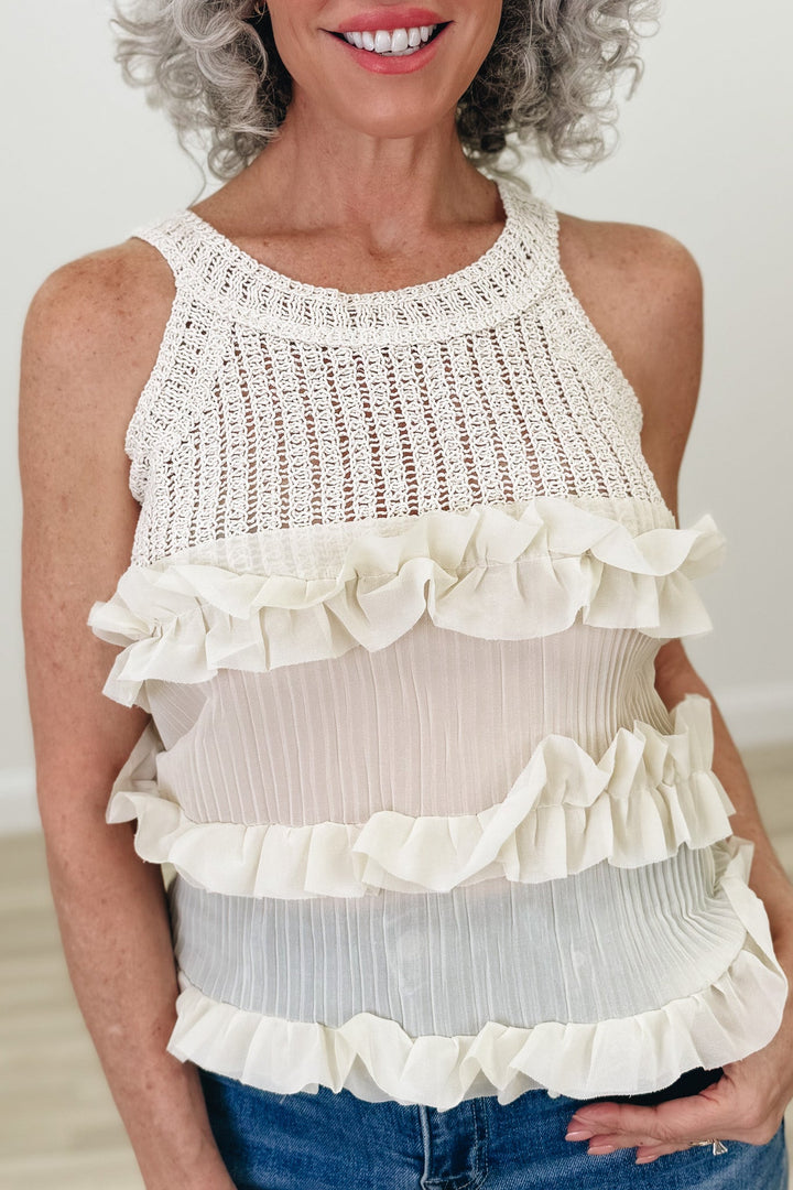 Keep Shining Crochet Top