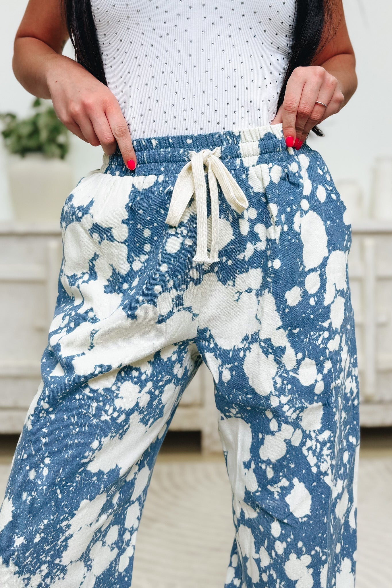 Spotted In The Crowd Pants - Denim