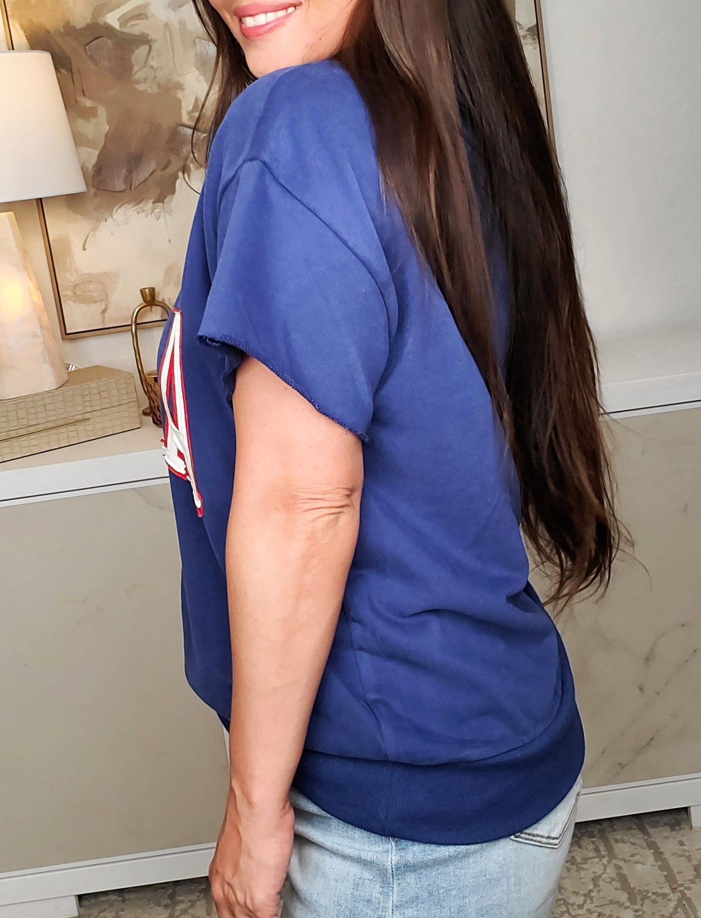 Patriotic Vibes USA Top