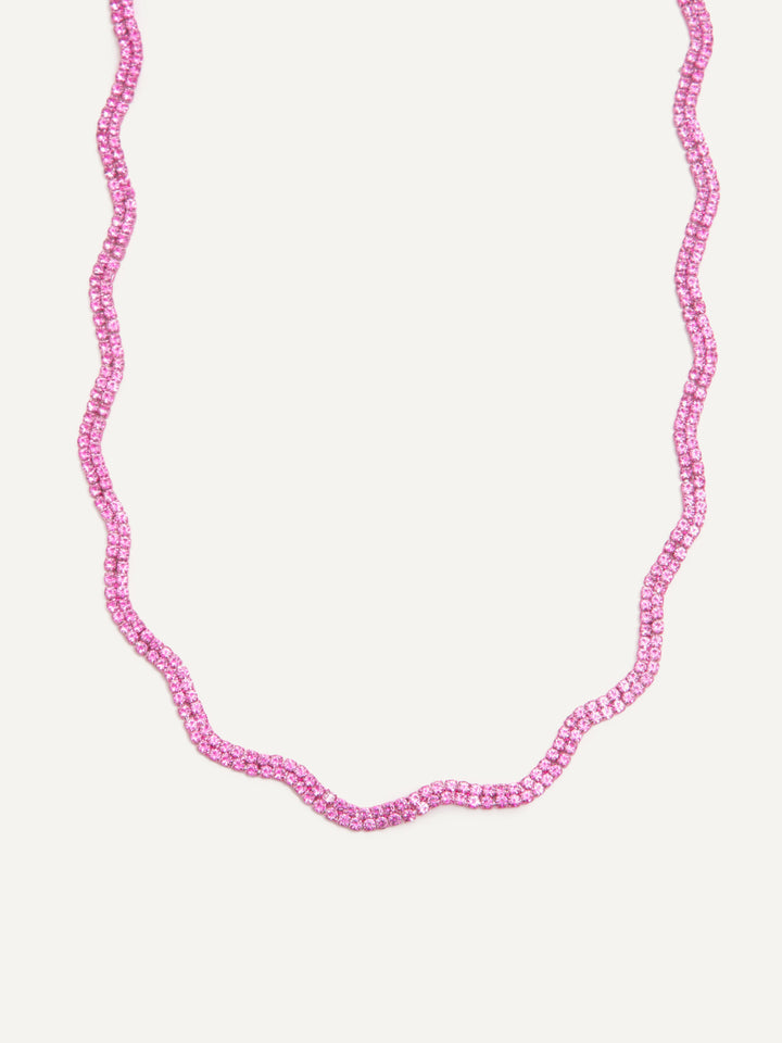 Our Destiny Necklace - Metallic Cosmopolitan Pink