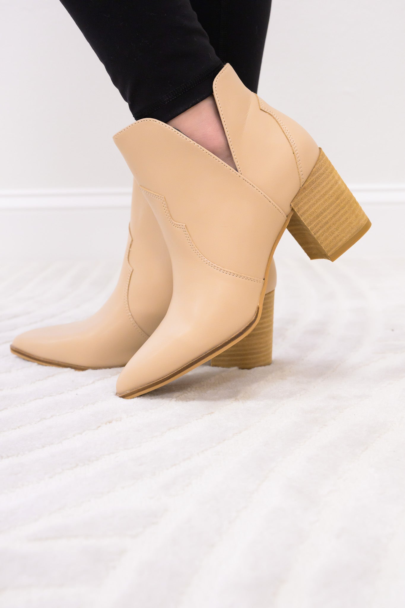 Brooklyn Western Ankle Booties - 2 Colors!