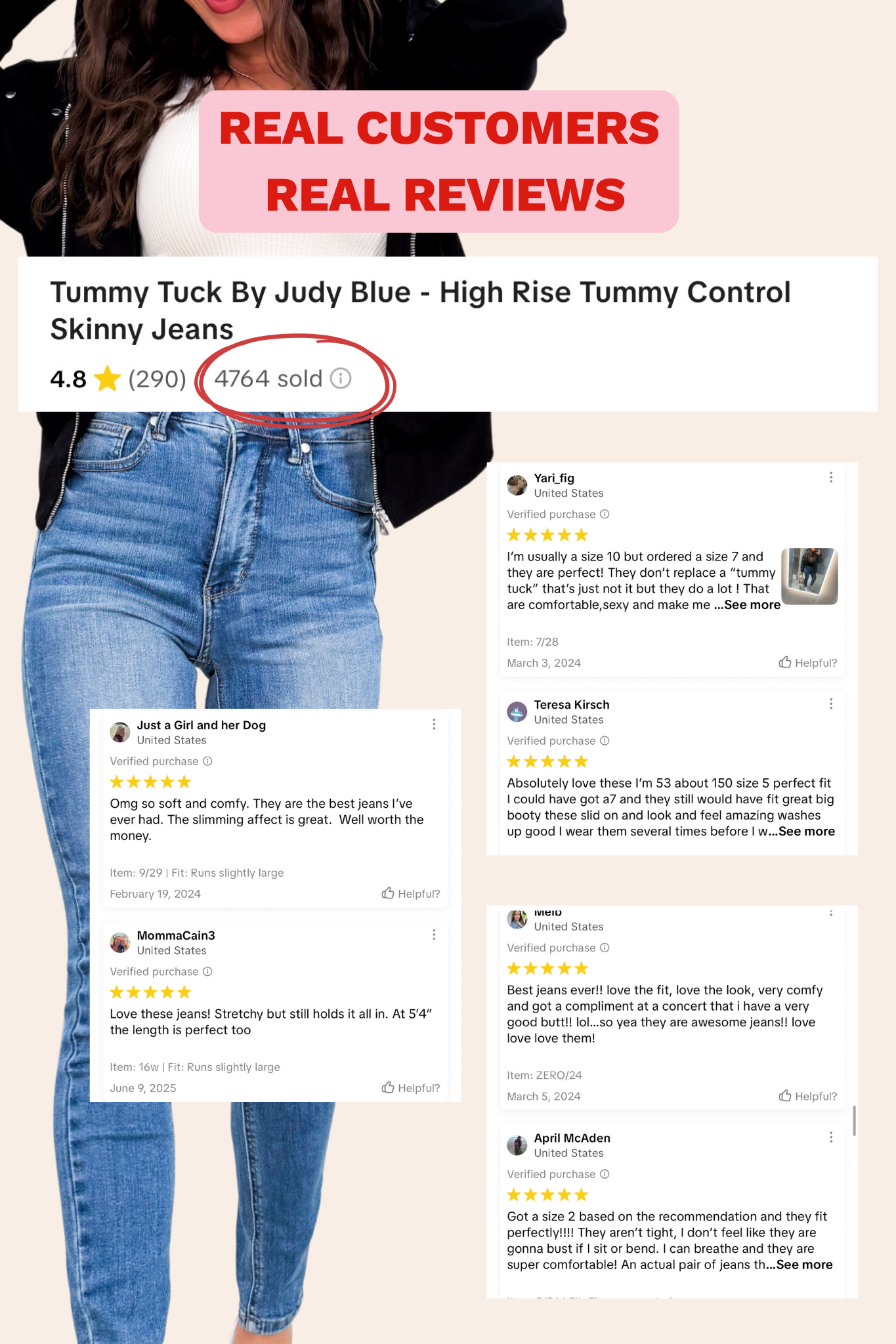 Tummy Tuck By Judy Blue - High Rise Tummy Control Skinny Jeans