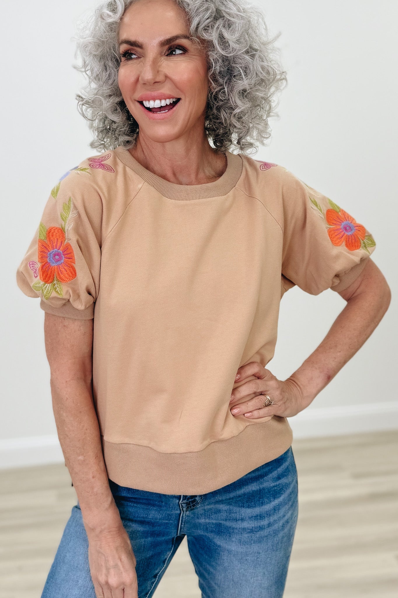 Extraordinary Embroidery Top - 3 Colors!