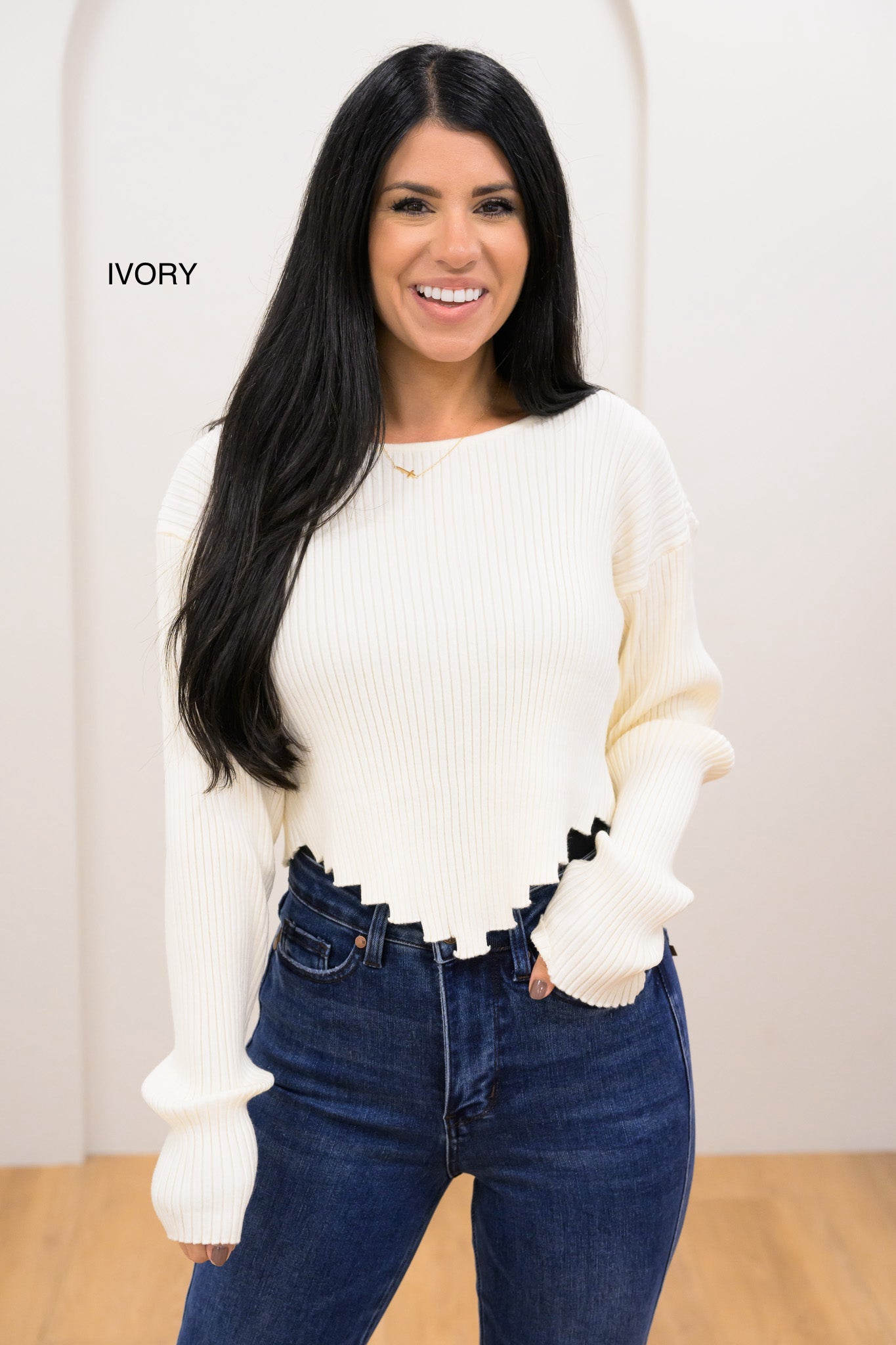 Leaps Of Faith Crop Sweater Top - 9 Colors!