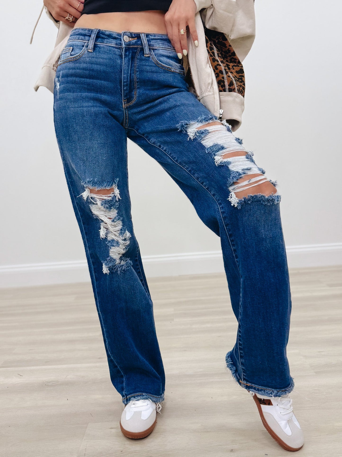 Forever Young By Judy Blue - Mid Rise Relaxed Jeans
