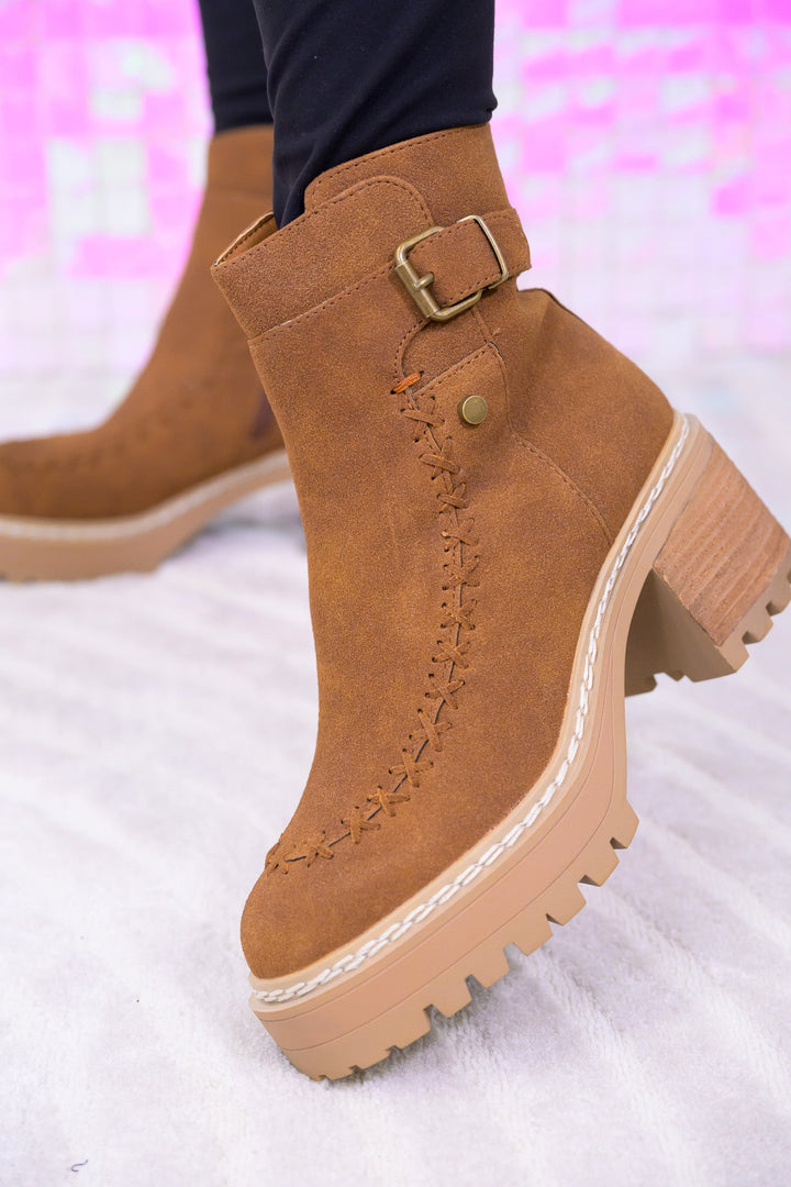 MIA Toula Boots - Cognac Amber