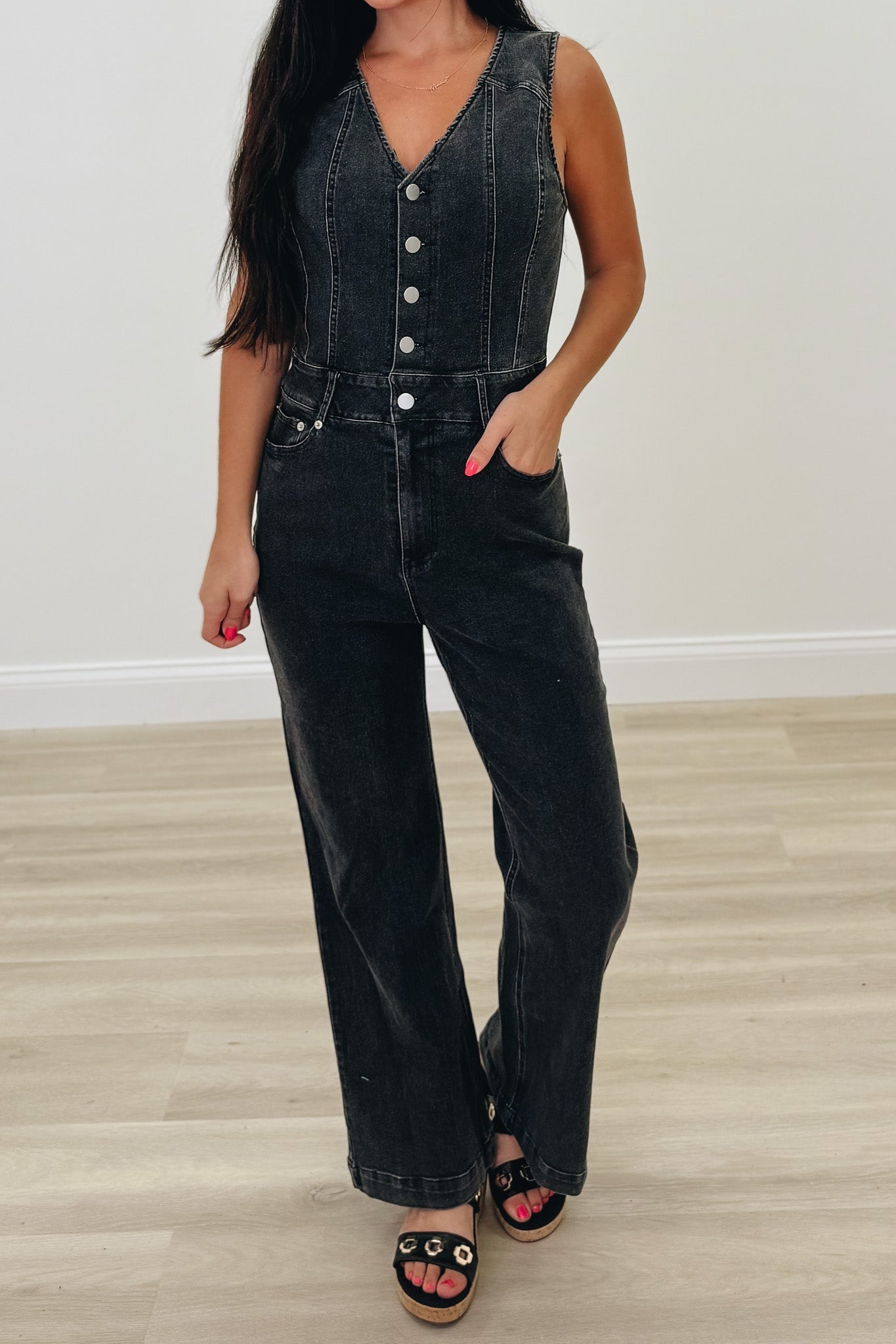 Jump Into Denim Jumpsuit