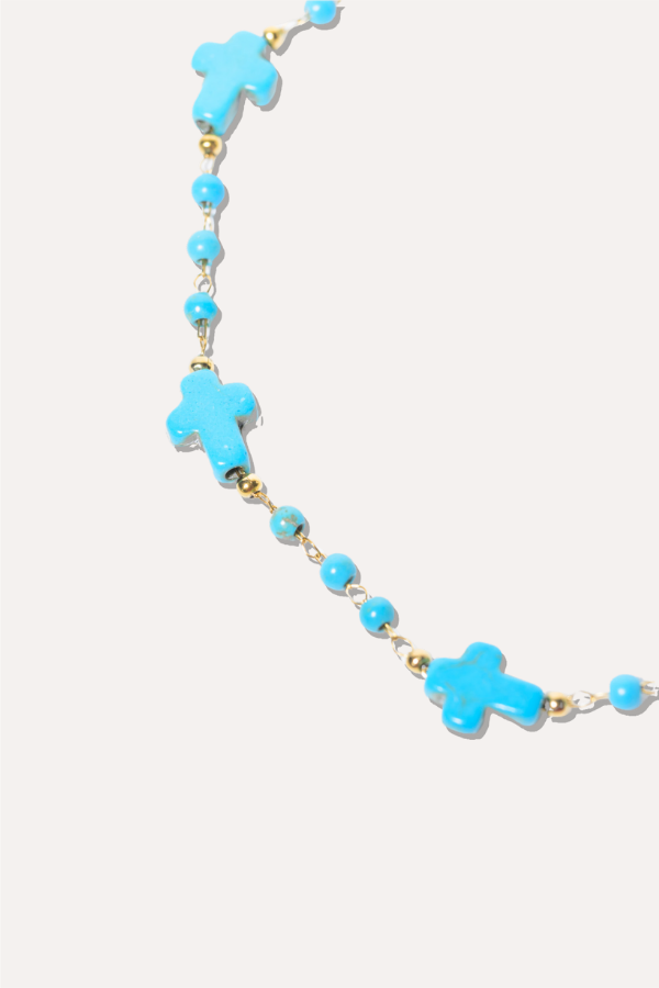 L.A. Crossing Anklet - Turquoise