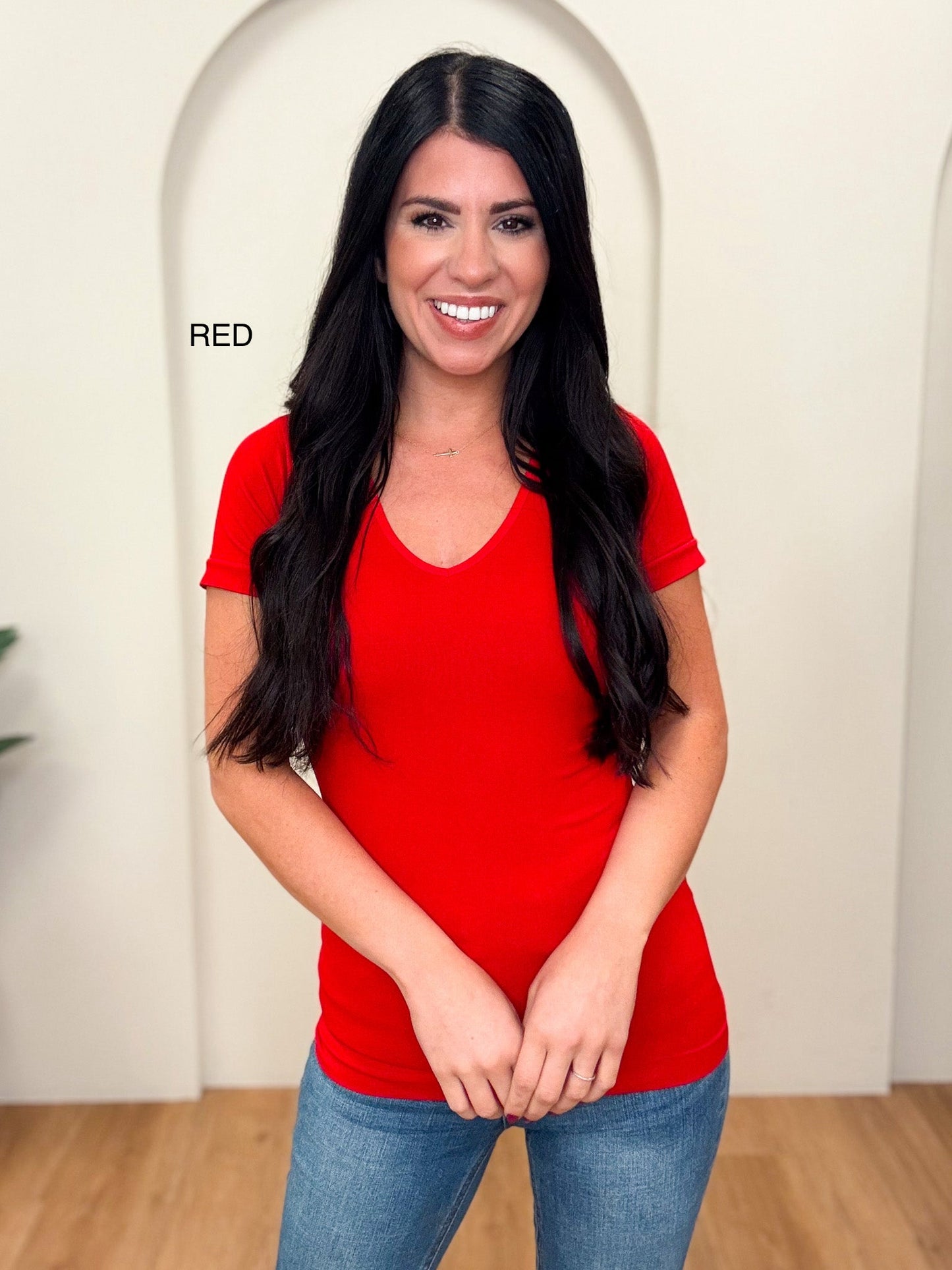 Everything To Me Seamless Short Sleeve Top - 14 Colors!
