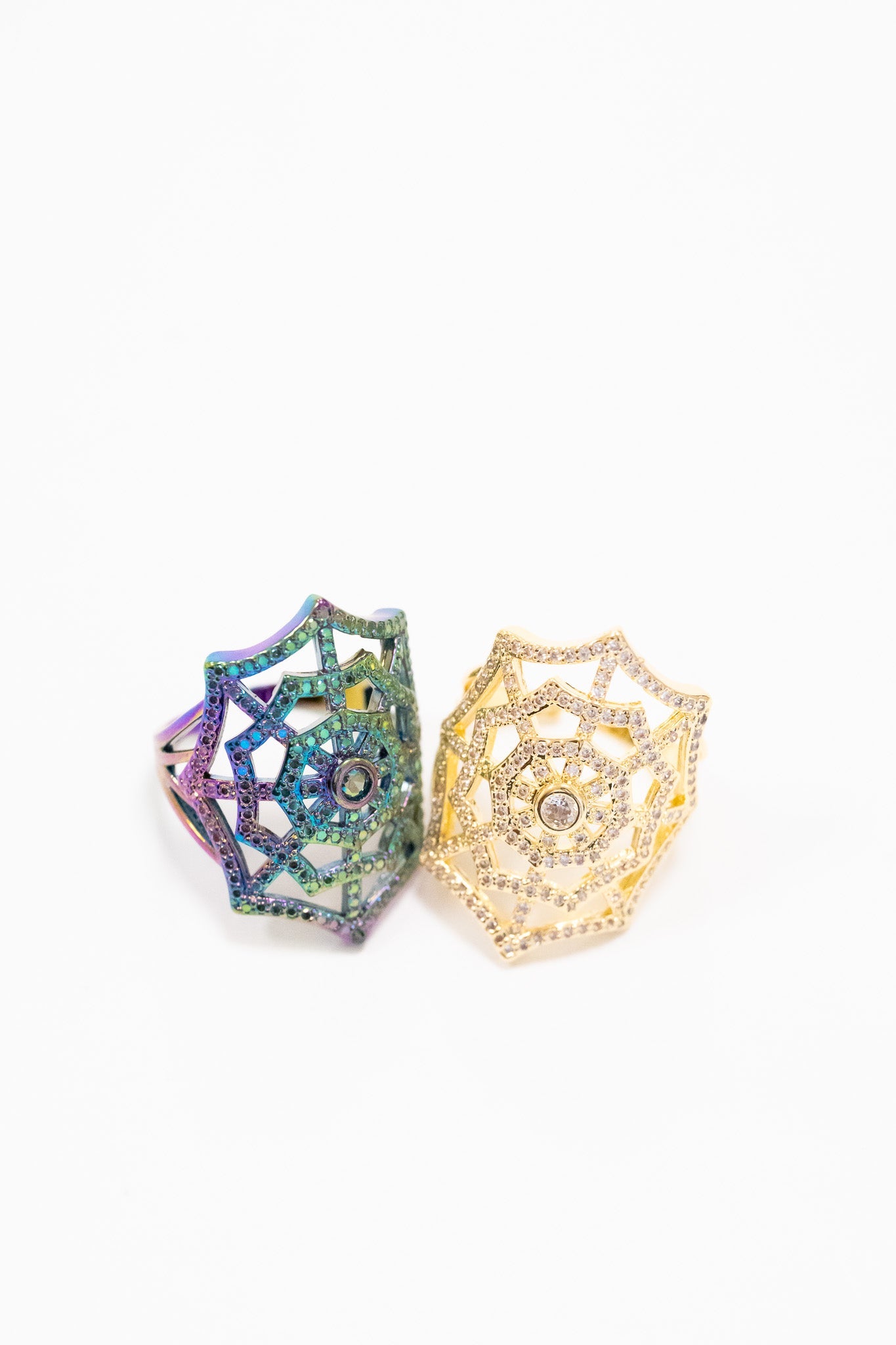 Glam Web Ring - 2 Colors!