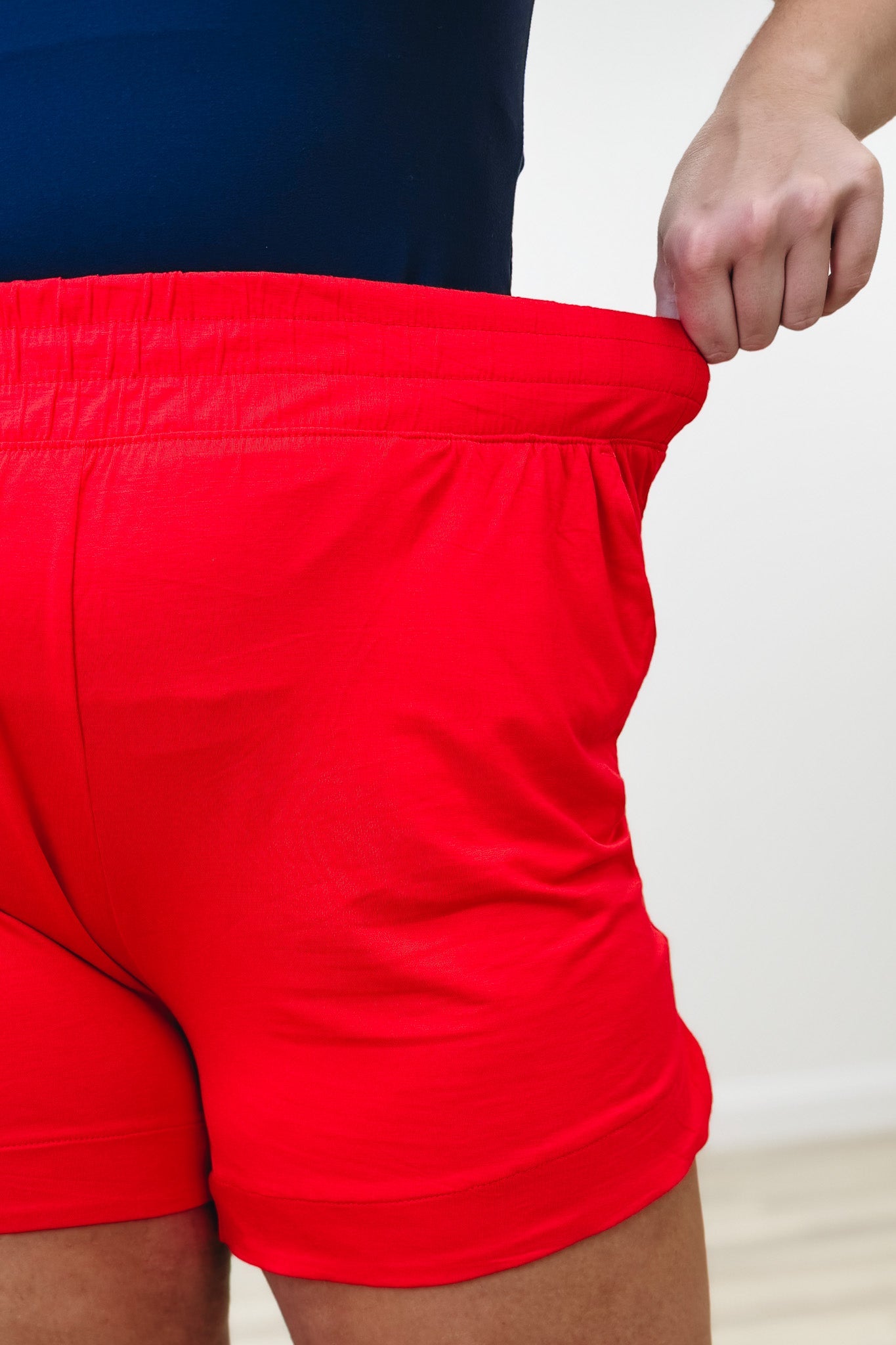 In Her Zone Shorts - Red