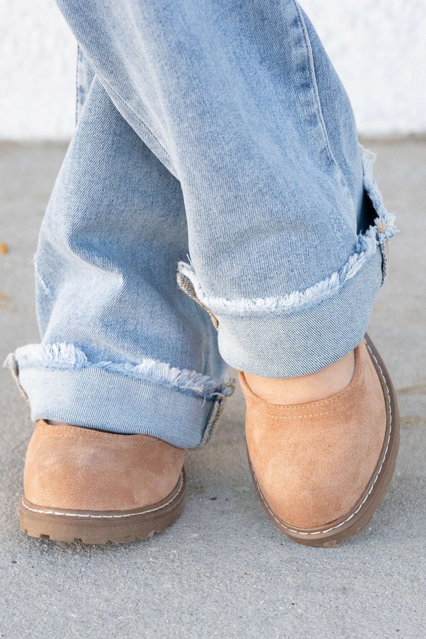 Gimme More By Risen - High Rise Straight Jeans - Light