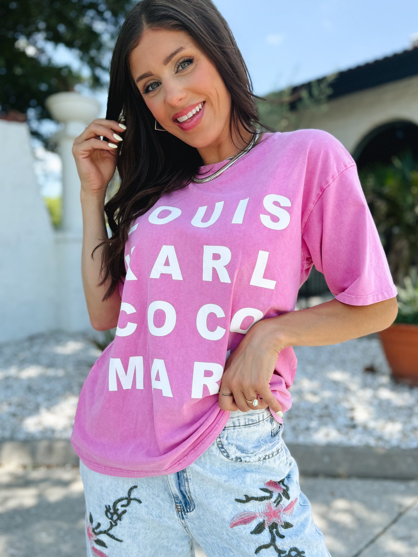 The Famous One Graphic Top