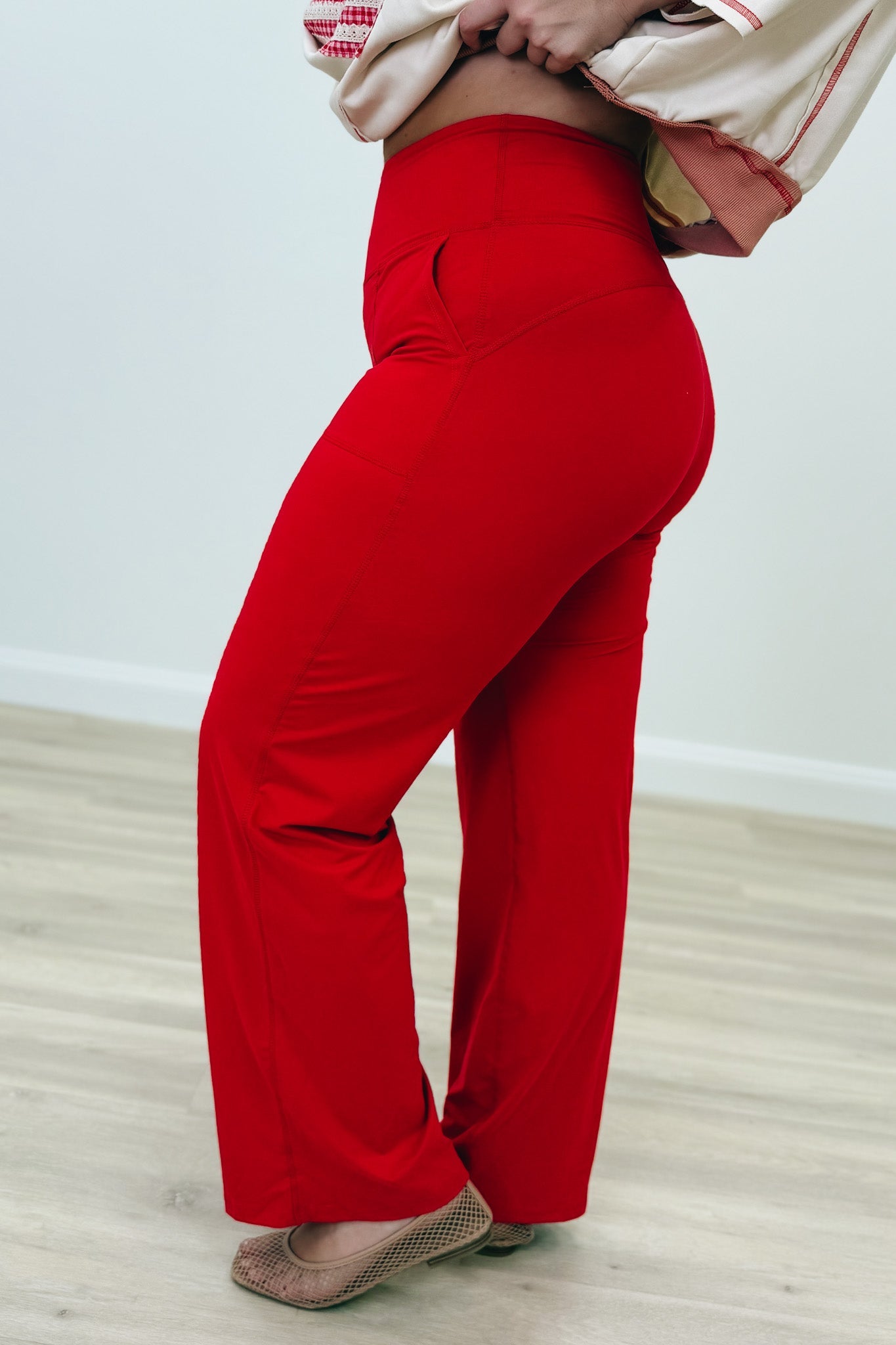 Confidence In Your Strut Pants - True Red