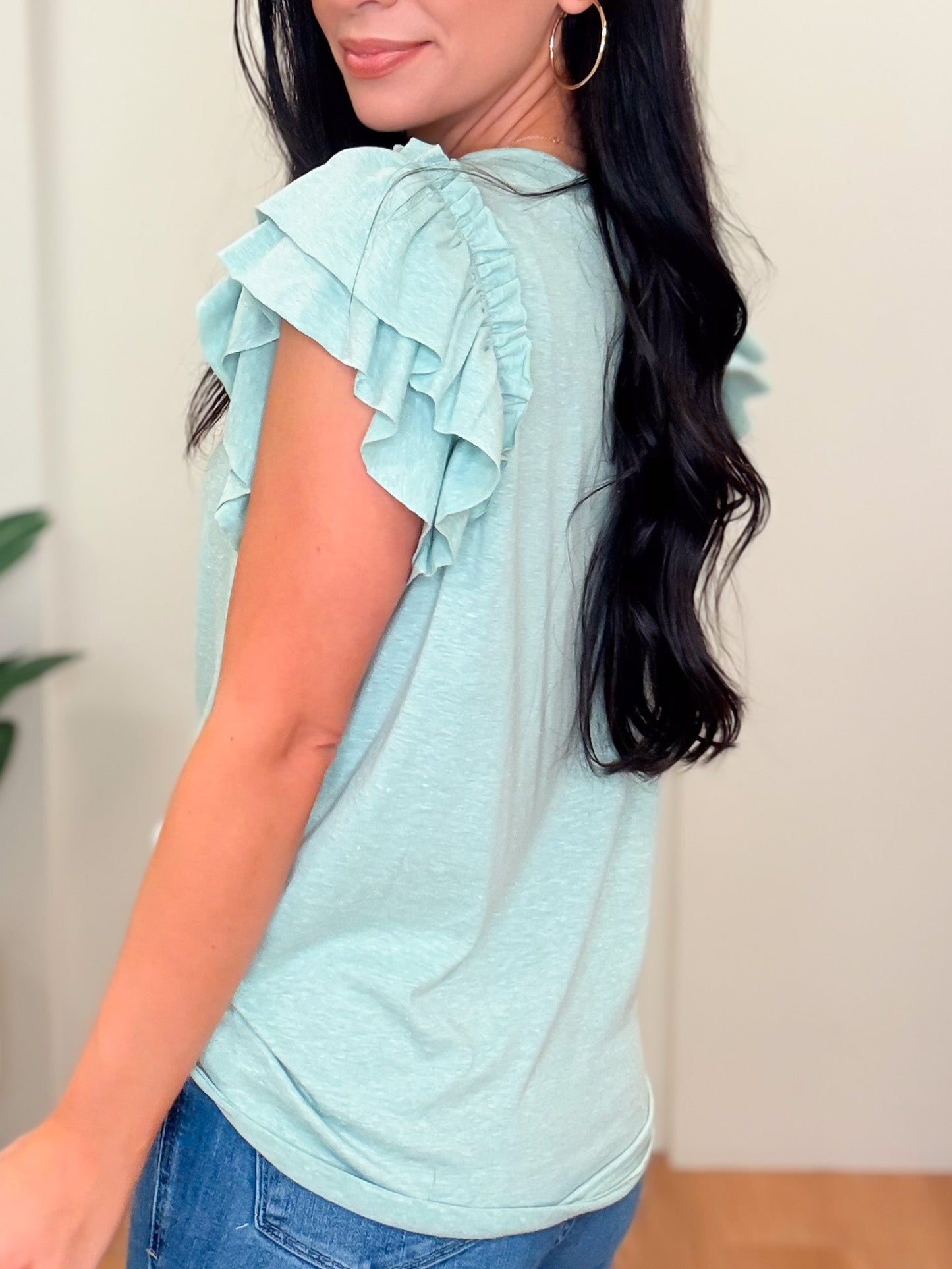 Ruffle & Flow Top - 4 Colors!