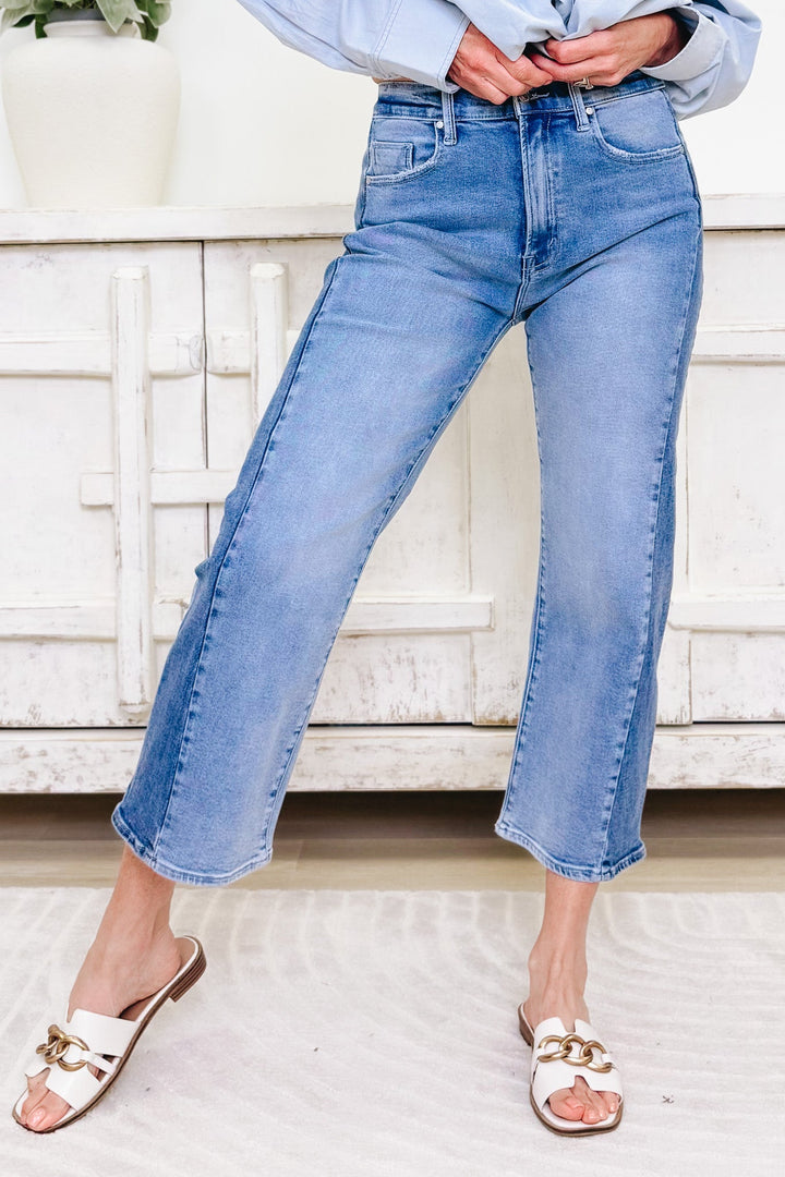 Always By My Side By Anniewear - Two Tone Barrel Jeans - 2 Colors!