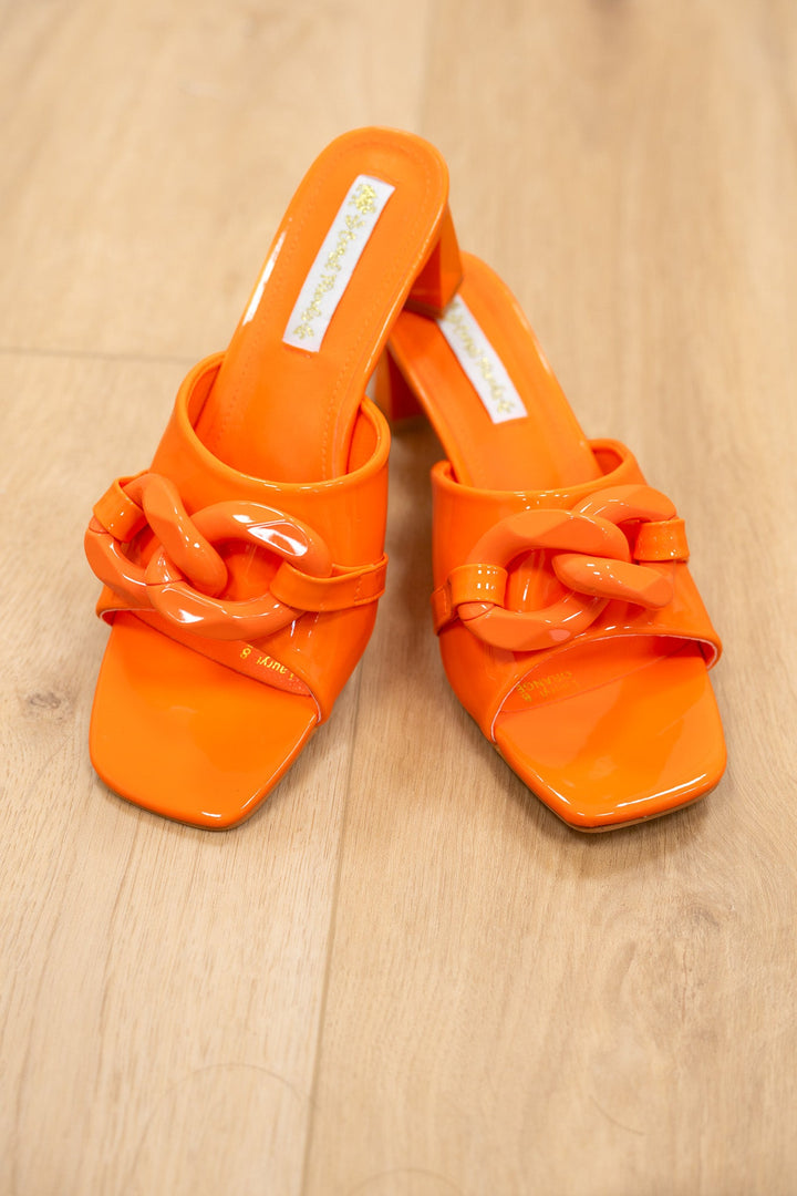 The Lauryl Heel - Orange