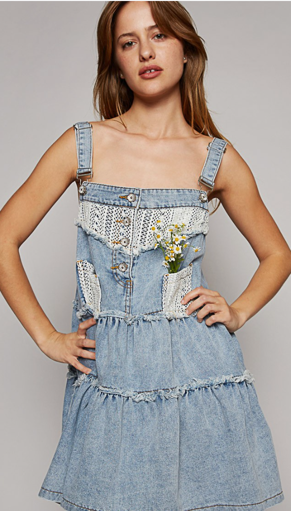 Trust The Process Suspender Dress - 3 Colors!