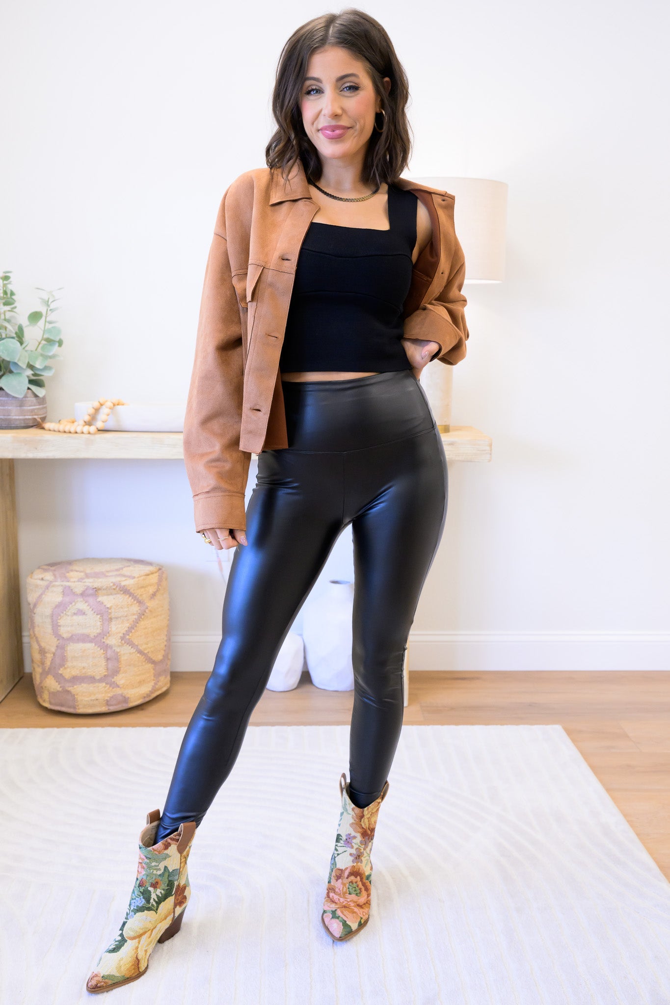 Hot Dang Faux Leather Leggings - 5 Colors!