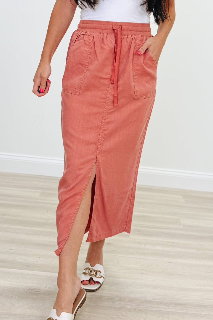 Simple Statement A-Line Midi Skirt - 3 Colors!