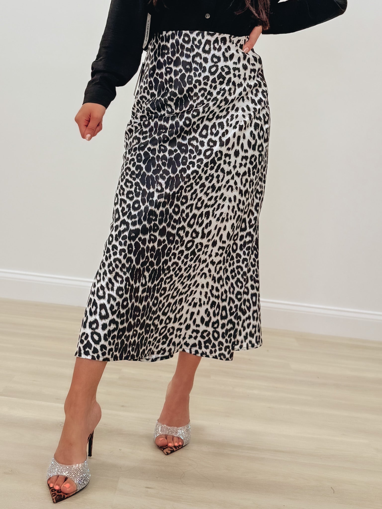Roar'n Charm Leopard Midi Skirt - 3 Colors!
