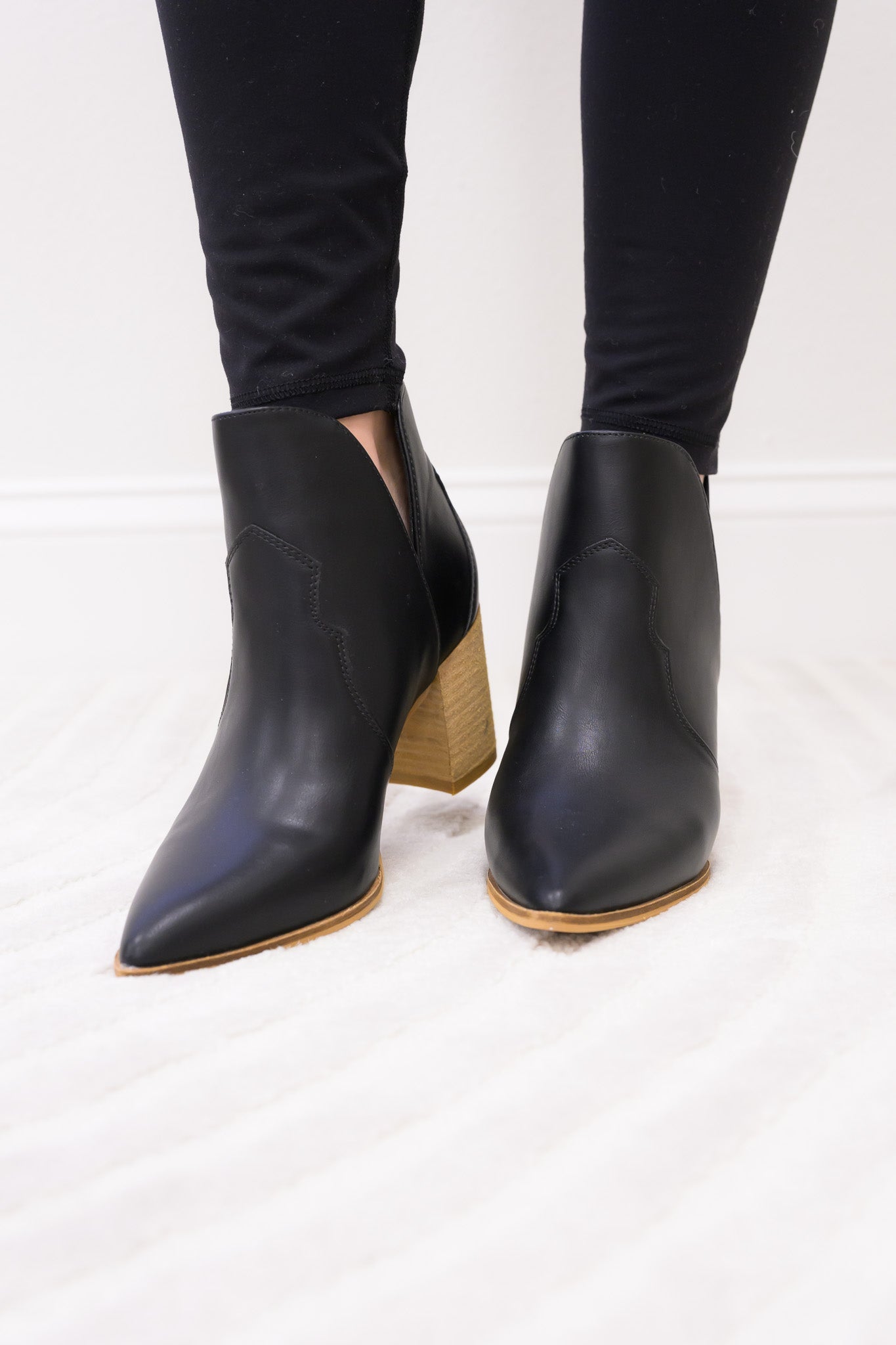 Brooklyn Western Ankle Booties - 2 Colors!
