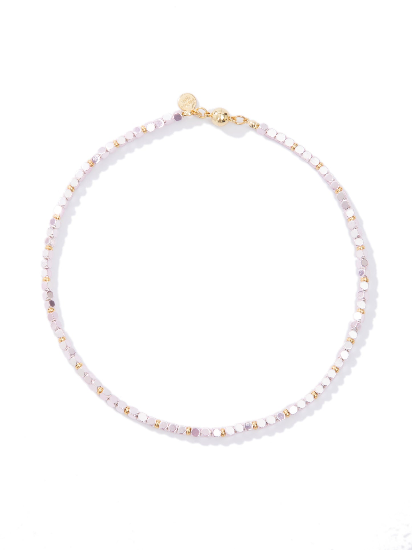Moonlit Forest Necklace - Metallic Tickle Me Pink