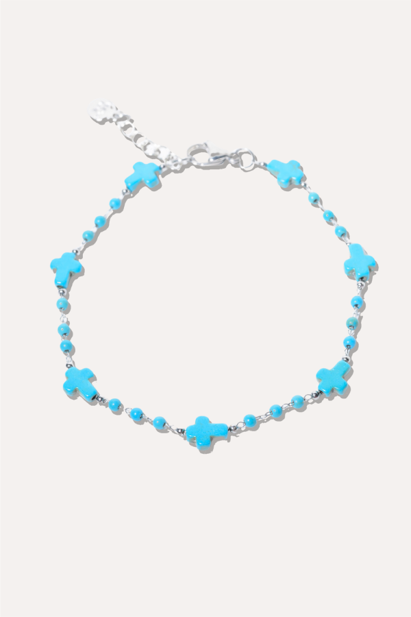 L.A. Crossing Anklet - Turquoise