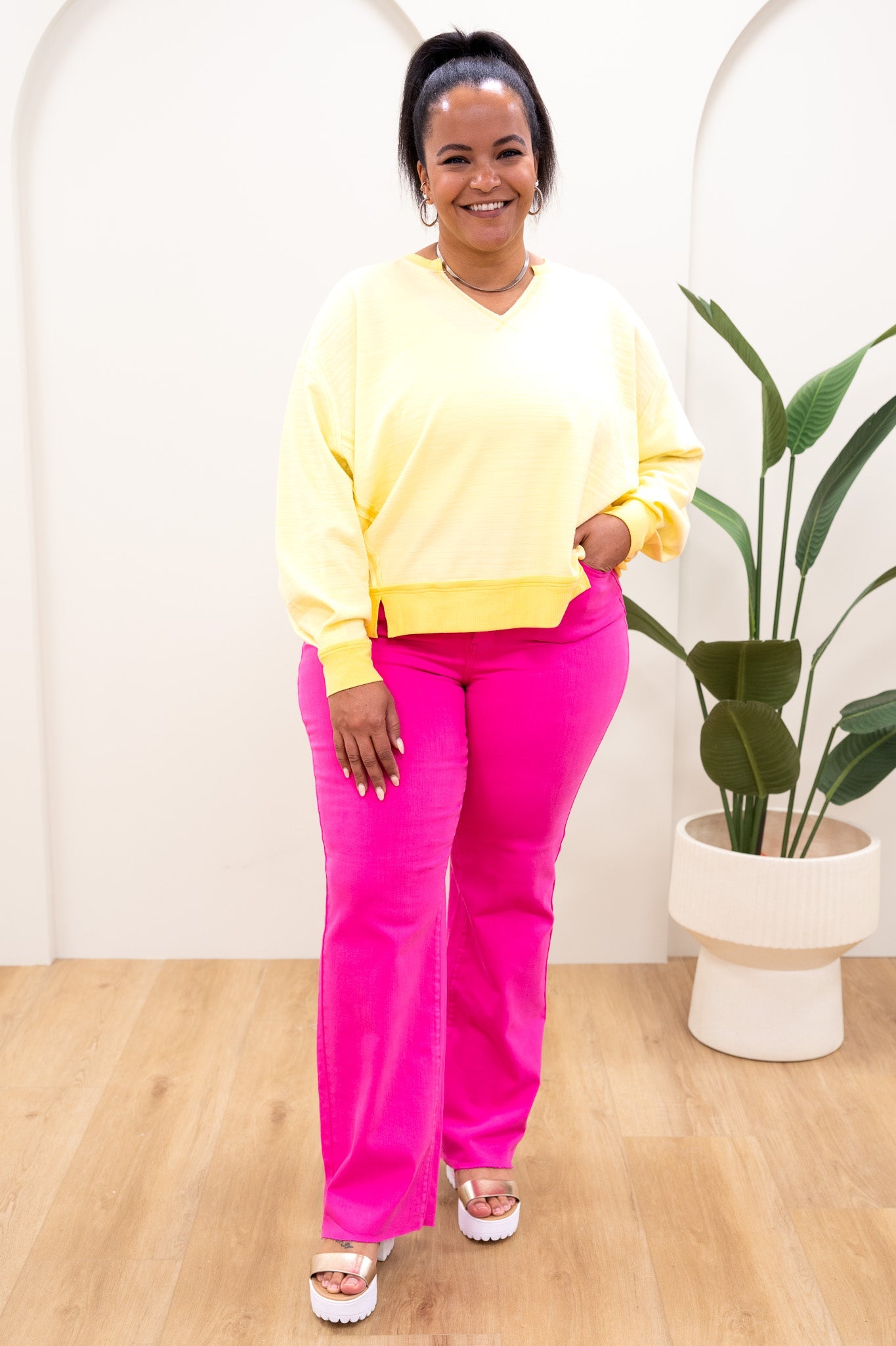 Judy Blue Love At First Sight High Rise Garment Dyed 90's Straight Jeans