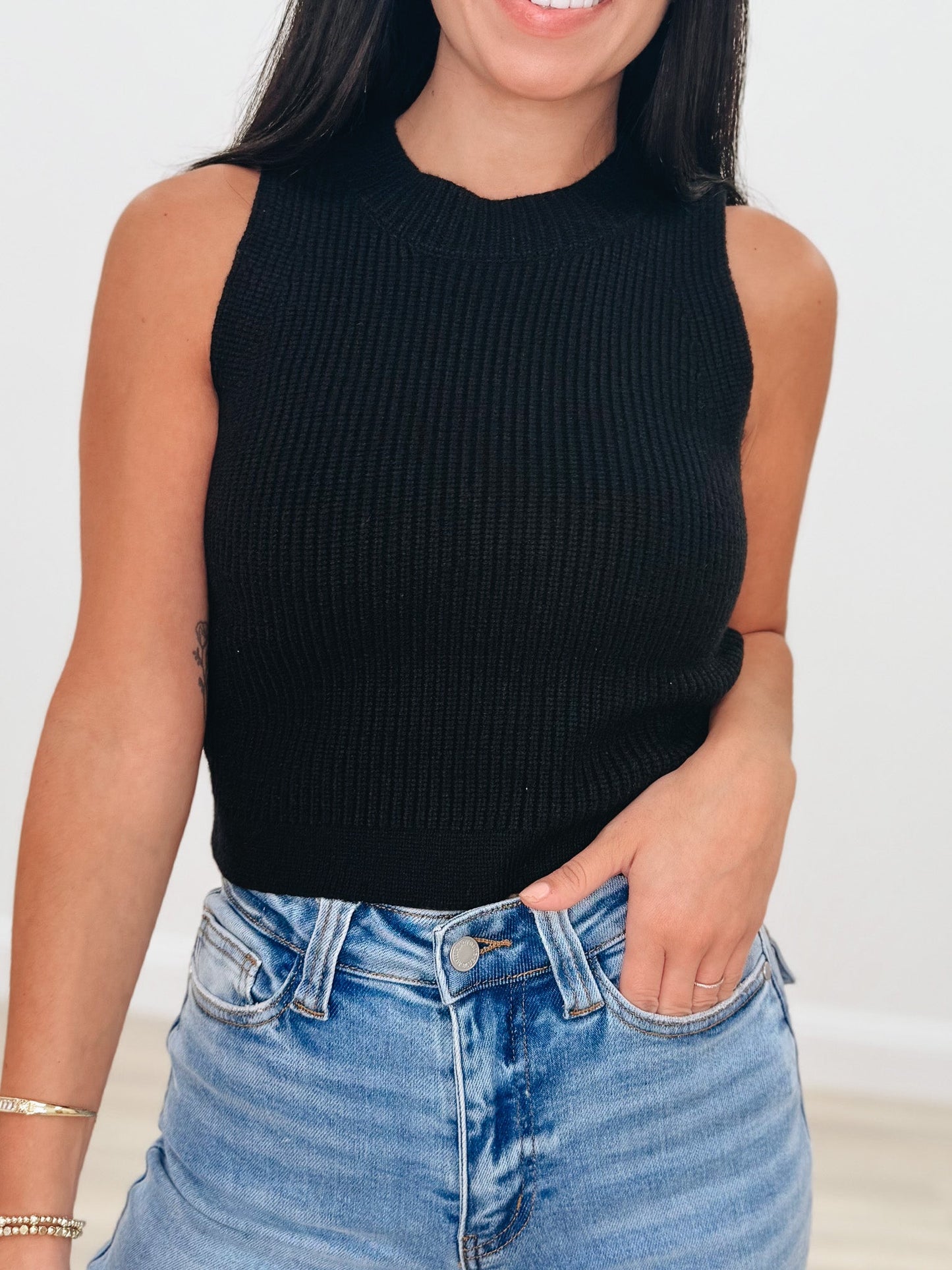 Elevated Ease Mock Neck Top - 3 Colors!