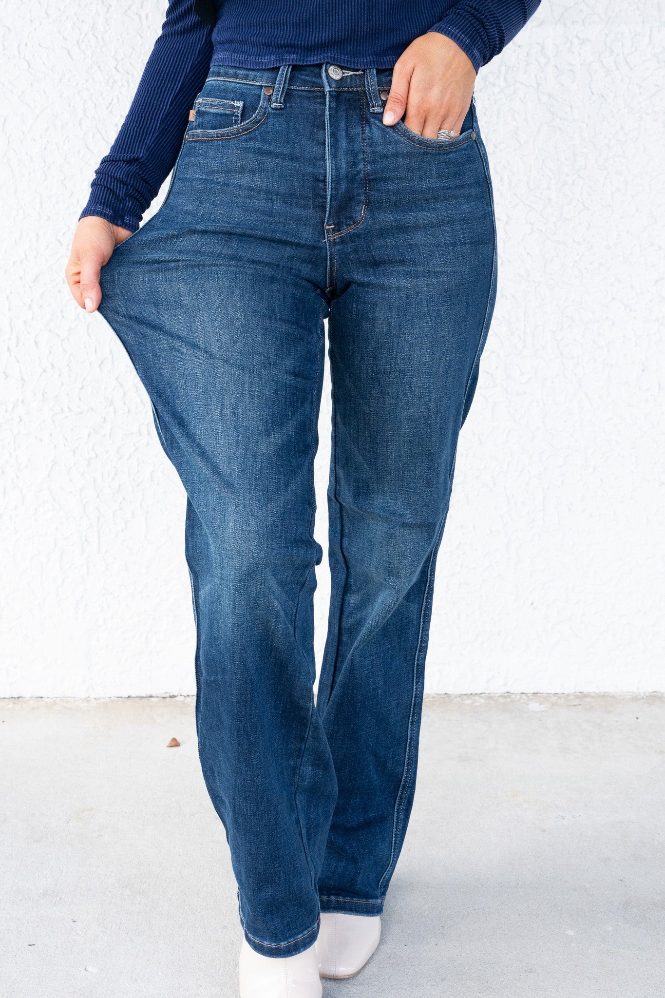 My Girl By Judy Blue - High Rise Tummy Control Classic Straight Jeans