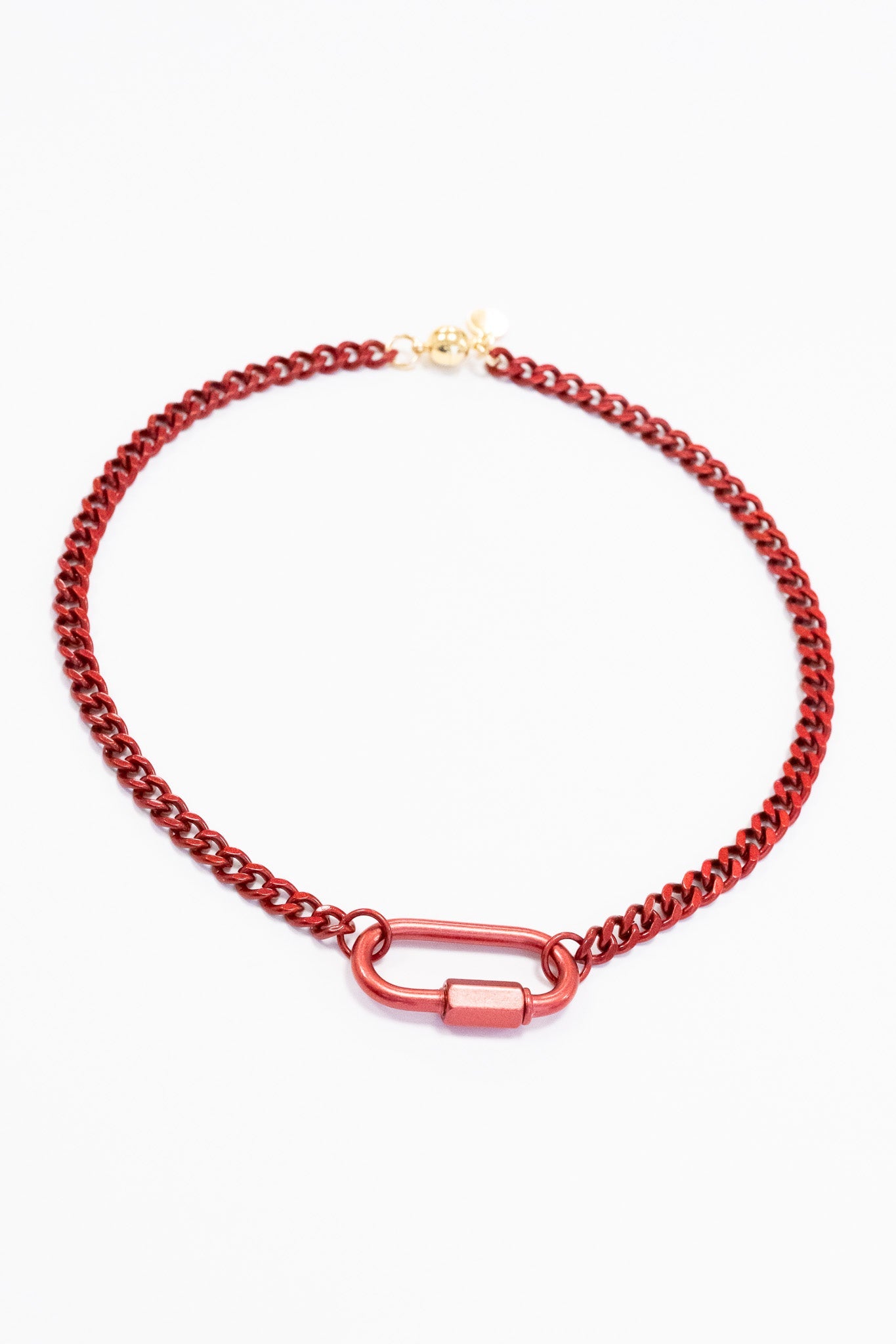 Unchained Melody Necklace - Metallic Merlot