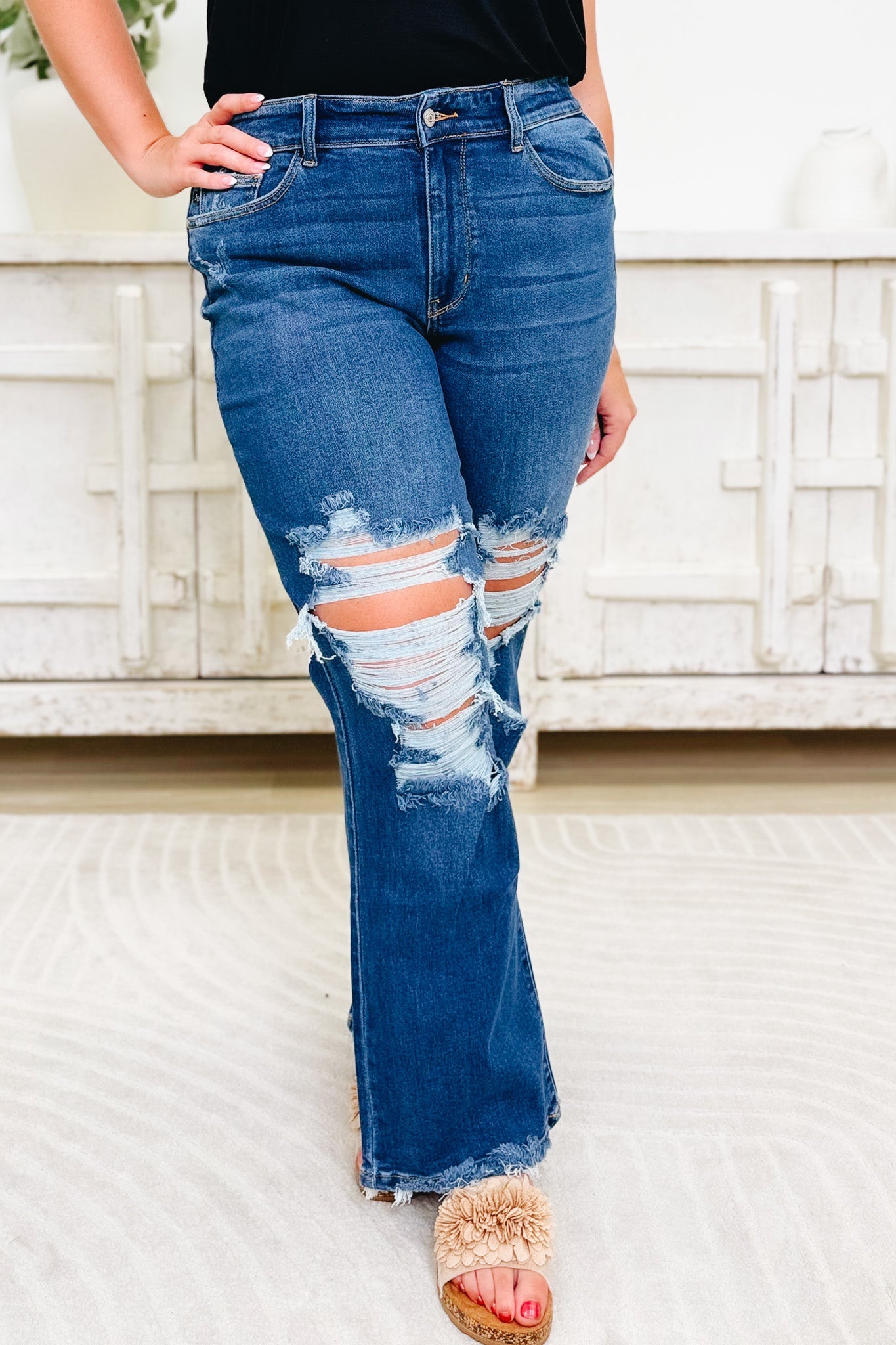 Forever Young By Judy Blue - Mid Rise Relaxed Jeans