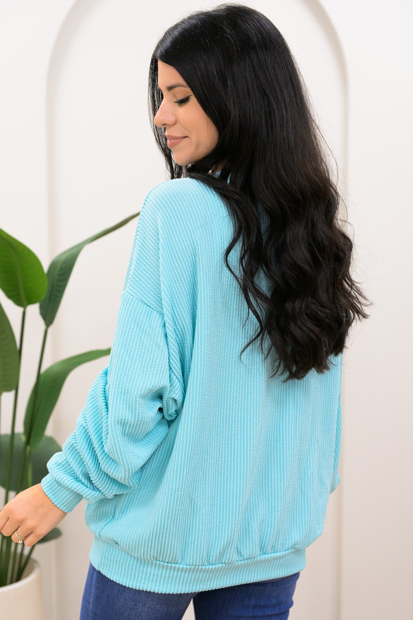 God Is Love Sweatshirt - Aqua