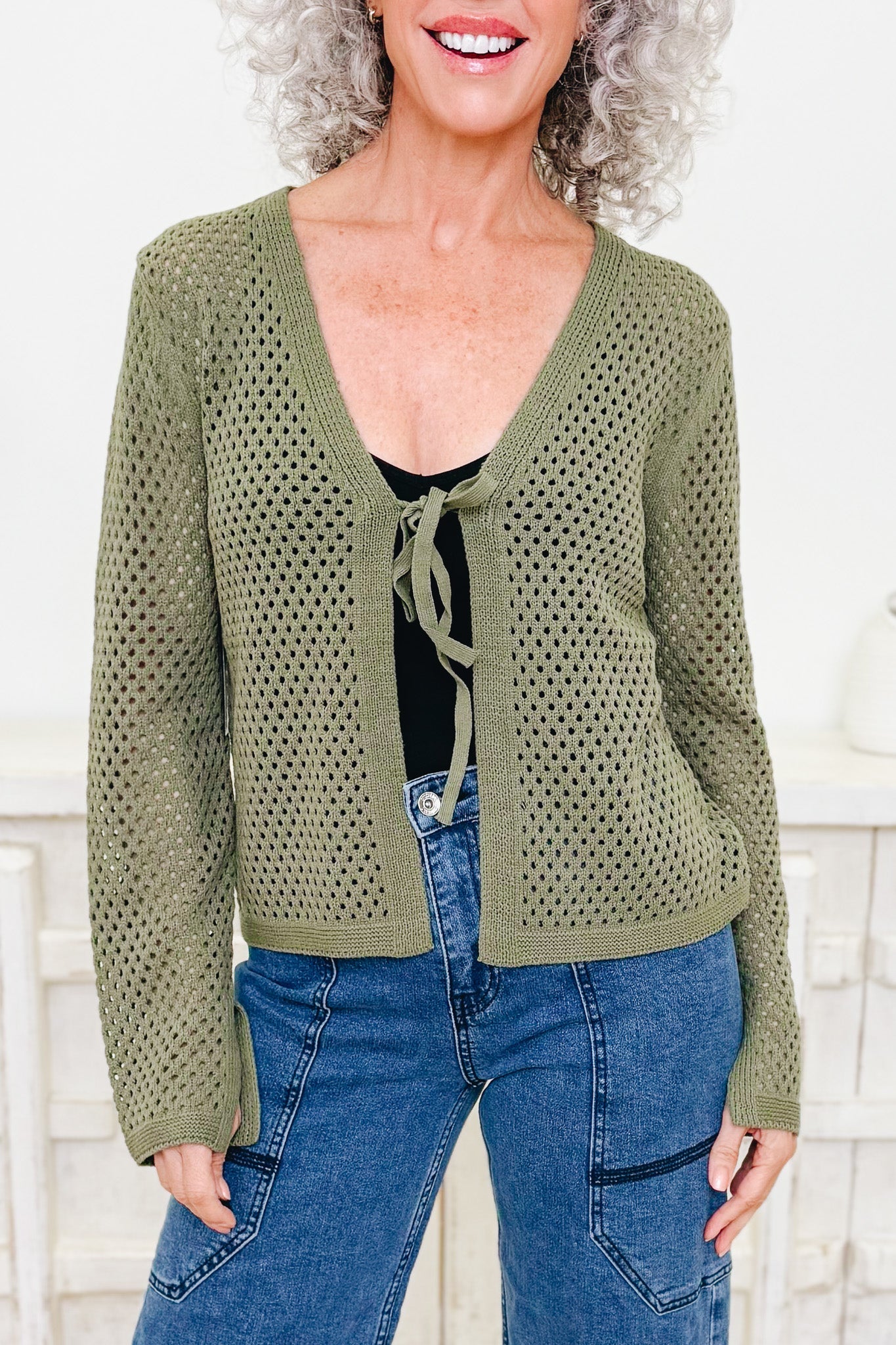 What A Time Crochet Sweater Cardigan - 3 Colors!