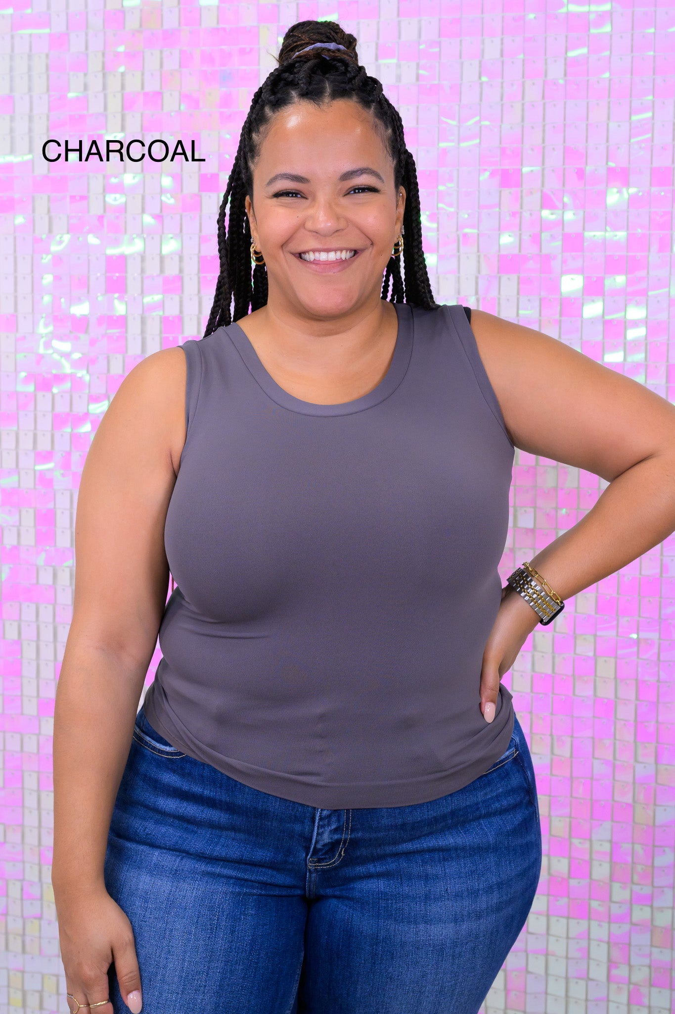 Like A Glove Round Neck Tank Top - 22 Colors!